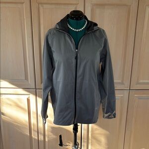 Men's Gray Hooded Jacket